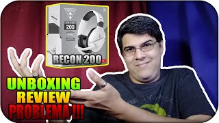 UnboxingMini Review  Turtle Beach Recon 200  MI PROBLEMA CON ESTE HEADSET [upl. by Ettenyl]