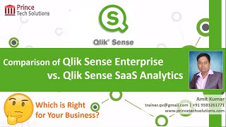 Qlik Sense Enterprise vs Qlik Sense SaaS Analytics Which is Right for Your Business [upl. by Taima]