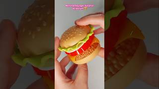 Mini hamburger sürprizi açıyorum 🍔 reklam [upl. by Kcire818]