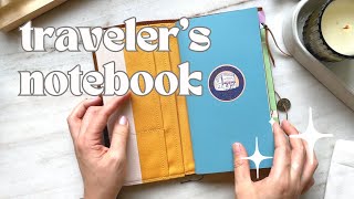 Travelers Notebook 📓 Flipthrough  Longterm Review of My Camel Travelers Notebook [upl. by Delphine]