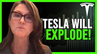 NOW Cathie Wood TESLA Stock To DOUBLE This April [upl. by Enihpad]