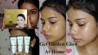 VLCC Gold Facial Kit Review amp Step By Step Facial At Home For Glowing SkinHindiOwnStyle  Shree [upl. by Calise]