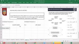 Video 9 Como comparar tasas de interés [upl. by Gavan695]