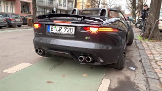 2020 Jaguar FType 50 L V8 SVR Cabriolet EXHAUST SOUND [upl. by Hadeis]