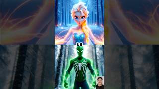 SpiderMan and Elsa Frozen Vs Team SpiderMan revenge battle shorts [upl. by Partan906]