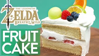 HOW TO MAKE ZELDA FRUITCAKE Breath of the Wild  NERDY NUMMIES [upl. by Nerat440]