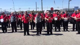 Ferko String Band quotHail To The Redskinsquot  Serenade Warmup [upl. by Froemming767]