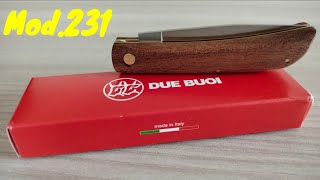 Coltello Due Buoi Mod231 in C70 e Mogano Sapele [upl. by Cheri186]