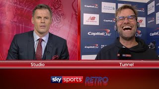 Jamie Carragher asks Jurgen Klopp for a game [upl. by Nnylirej]