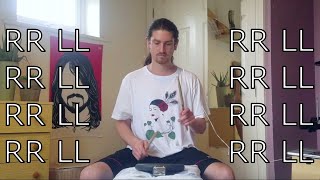 Double Stroke Roll 100200bpm play along rudiment practice pad routine drum fill exercise workout [upl. by Anawaj526]