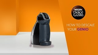 Descale NESCAFE DOLCE GUSTO Genio Coffee Machine [upl. by Aicelf]