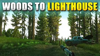 Woods to Lighthouse Transit Location in Escape From Tarkov [upl. by Latty]