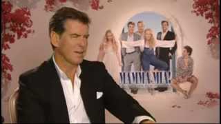 Take Mamma Mia Pierce Brosnan Interview 2008 [upl. by Amal341]