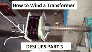 How to Wind a Transformer Tutorial for InverterUPS Part 3 UrduHindi [upl. by Elsey861]