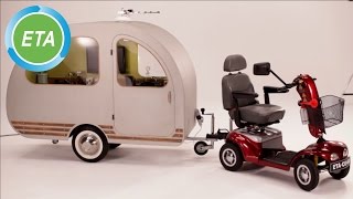 QTvan mobility scooter caravan [upl. by Acnalb642]