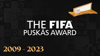 FIFA Puskas Awards 20092023  Goals [upl. by Bird889]