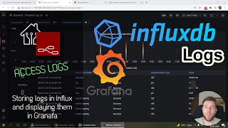 Storing Logs in Influx and display in Grafana [upl. by Emmalyn]