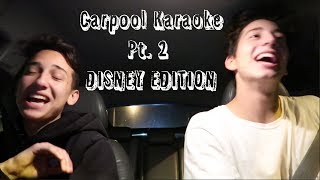 Carpool Karaoke Pt2 Disney Edition [upl. by Yanad913]