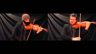 Sarasate quotNavarraquot Duet on One Violin [upl. by Ollopa]