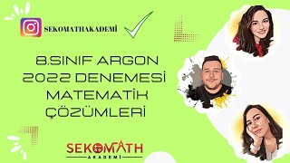 Çalışkan Yayinlari Argon Serisi 4Matematik Deneme Çözümleri 2022 [upl. by Czarra]