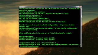 How to Install and Setup Postfix to work with Gmail and Google Apps [upl. by Baskett]