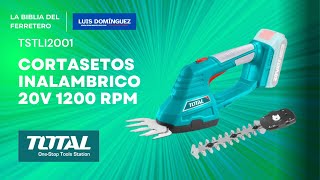 ¡Corta y Moldea con Precisión Reseña del Cortasetos Inalámbrico TOTAL 20V 🌿 [upl. by Sankey873]