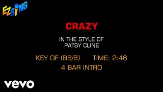 Patsy Cline  Crazy Karaoke [upl. by Bonner711]