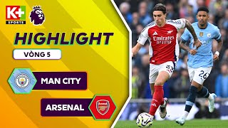 MAN CITY  ARSENAL  HAALAND  STONES CỨU NGUY GABRIEL  CALAFIORI ĐẲNG CẤP  NGOẠI HẠNG ANH 2425 [upl. by Eenal]