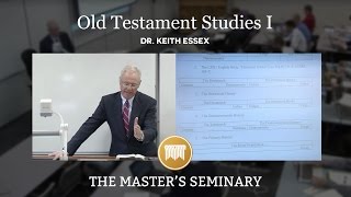 Lecture 1 Old Testament Studies I  Dr Keith Essex [upl. by Edda508]