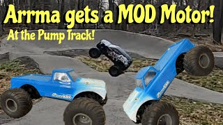 Mod Motor is Too Fast Arrma Gorgon Body Destroyed [upl. by Amein]