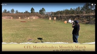 Central Florida Muzzleloaders Monthly Match at the CFLRPC Orlando [upl. by Williamsen168]