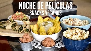 SNACKS VEGANOS PARA NOCHE DE PELIS  VIDA VEGANA [upl. by Haimarej]