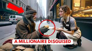 A MILLIONAIRE DISGUISED HIMSELF AS A HOMELESS PERSON TO SEE IF ANYONE WOULD HELP HIMBUT HE WAS [upl. by Eden]