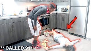 FAINTING PRANK ON BOYFRIEND GONE WRONG [upl. by Anivla]