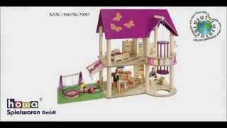 howa ® Montageanleitung Puppenhaus ArtNr70041 howa ® assembly instructions Dollhouse No70041 [upl. by Lianna]