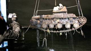 Russian KV1 salvaged from the Neva River 2011 [upl. by Alexandre]