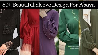 60 Modern Abaya Sleeves Design 2024  Borka Sleeve Design  Stylish Abaya with Botton Lace amp Frill [upl. by Abisia]