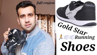 Gold Star Shoes gold star full reviewBest RunningðŸƒðŸ’¨ðŸ’¨ ShoesBudgeted shoesAdhe se bhi kaam rate [upl. by Anirrehs249]