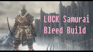 Samurai Bleed Luck Build  Dark Souls 3 Dual Katana vs Bosses NG [upl. by Onaled419]