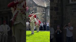 American Revolutionary War  British Firearms Live Display  Oakwell Hall shorts forearms [upl. by Lacram]