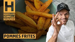 Schnelles Pommes frites Rezept von Steffen Henssler [upl. by Ehcar]