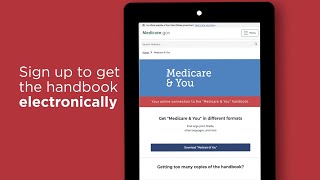 Medicare amp You eHandbook 30sec [upl. by Rici]