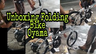 Unboxing Folding Bike Oyama [upl. by Tsugua330]