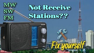 MWSWFM Radio Not receive stationsSimple Solution रेडियो को स्टेशन नहीं मिलतेसरल समाधान [upl. by Otrebla]