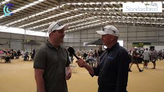 CC with Nathan Purdon at the NZB Standardbreds Yearling Sales [upl. by Surbeck]