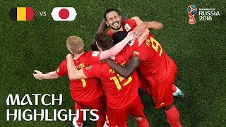 Belgium v Japan  2018 FIFA World Cup  Match Highlights [upl. by Ekrub140]