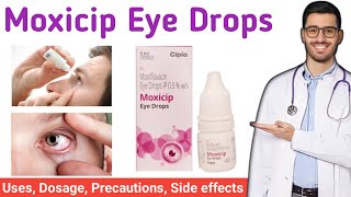 Moxicip eye drops uses in hindi  Moxifloxacin eye drops IP 05 wv  Moxicip eye drops in hindi [upl. by Euphemiah]