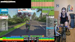 Zwift Cycling Workout Live Stream 6012024 zv [upl. by Spearing]