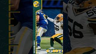 Edgerrin Cooper Gets His First NFL Career Sack  Packers vs Rams [upl. by Behrens]