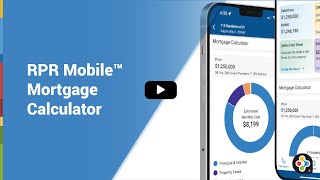 RPR Mobile™ Mortgage Calculator [upl. by Holmen724]